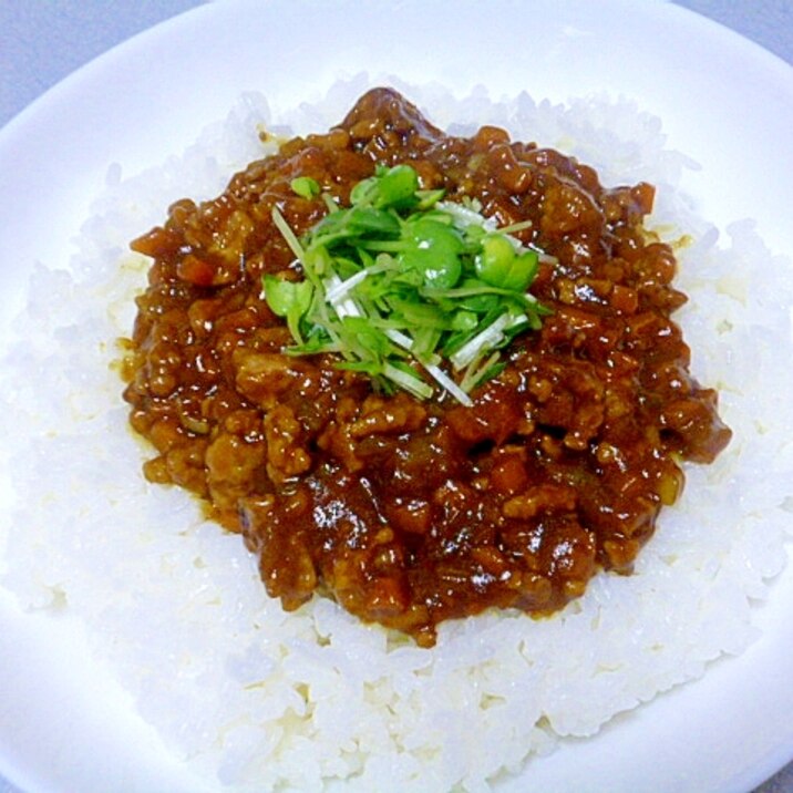 簡単♪野菜たっぷり豚ひき肉のキーマカレー